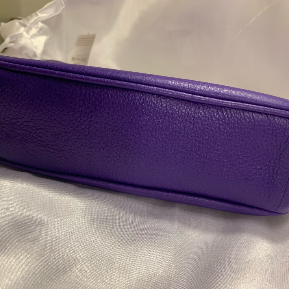 Coach Nolita | Purple Leather Mini Shoulder Bag | Chain Strap Wristlet | F53340 - Picture 12 of 16